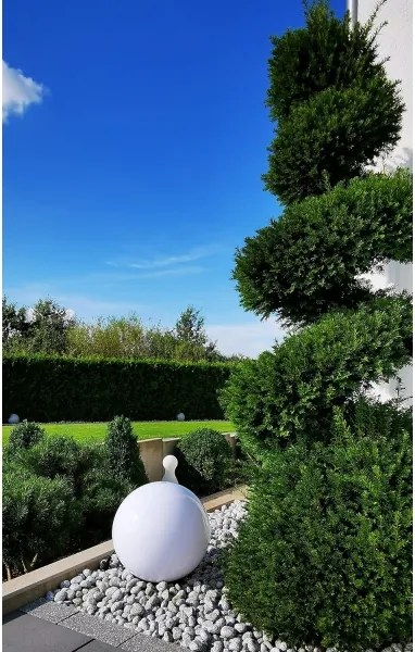 LED napelemes lámpa LED/1,2 V 6500 K 200 mAh Ø 25 cm IP44 fehér/fekete