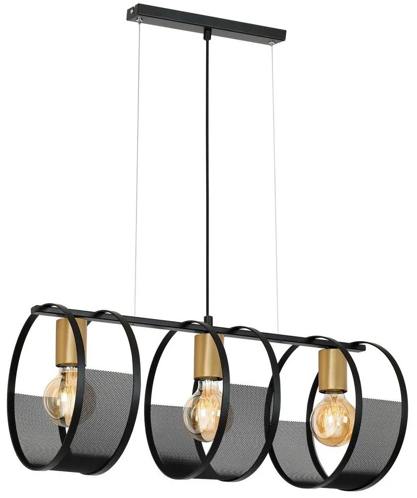 Csillár zsinóron SINER 3xE27/60W/230V