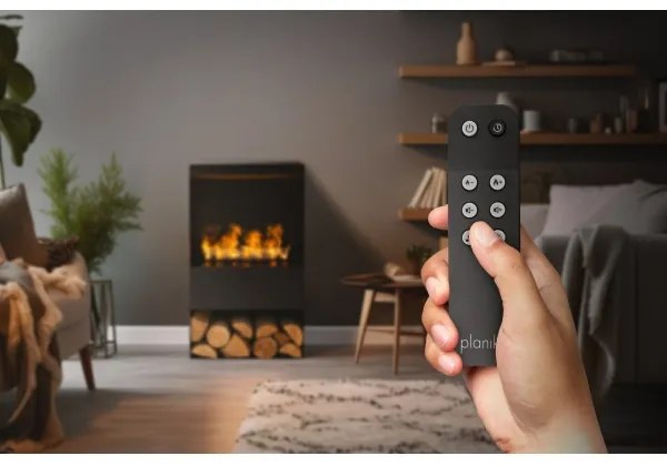 Planika STEAMY - Vízgőz kandalló távirányítással 83x48 cm 125W/230V