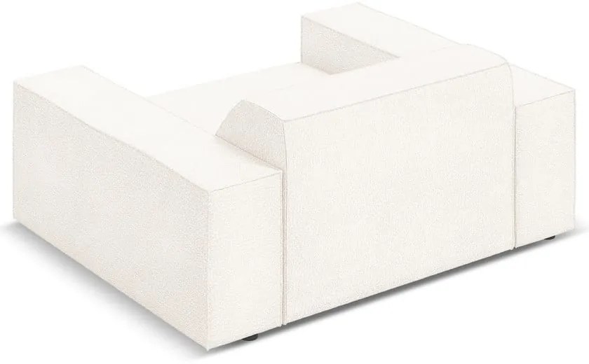 Bézs buklé szövet fotel Jodie – Micadoni Home