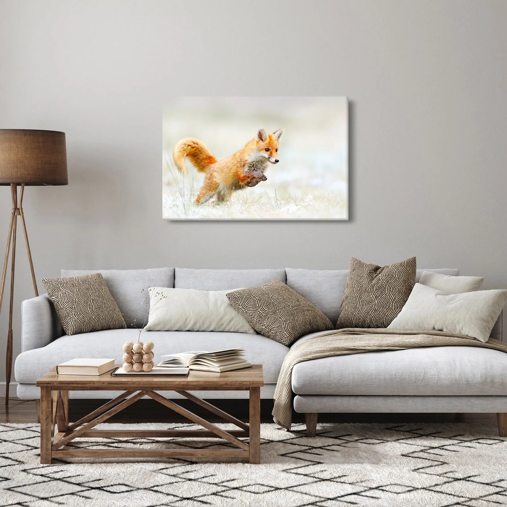Kép - Ugró róka (90x60 cm)