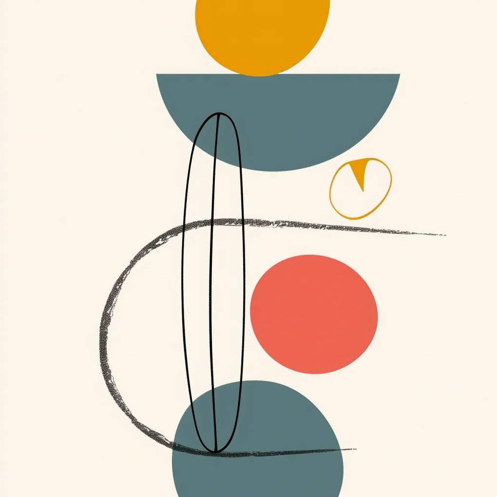 Poszter 90x90cm Egyenletes kompozíciók