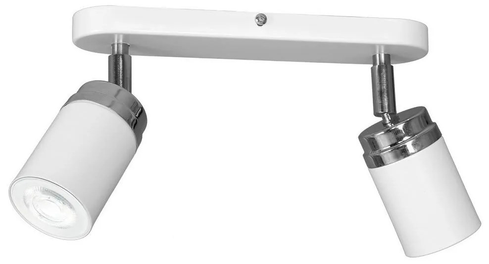 Spotlámpa RENO 2xGU10/8W/230V fehér/króm
