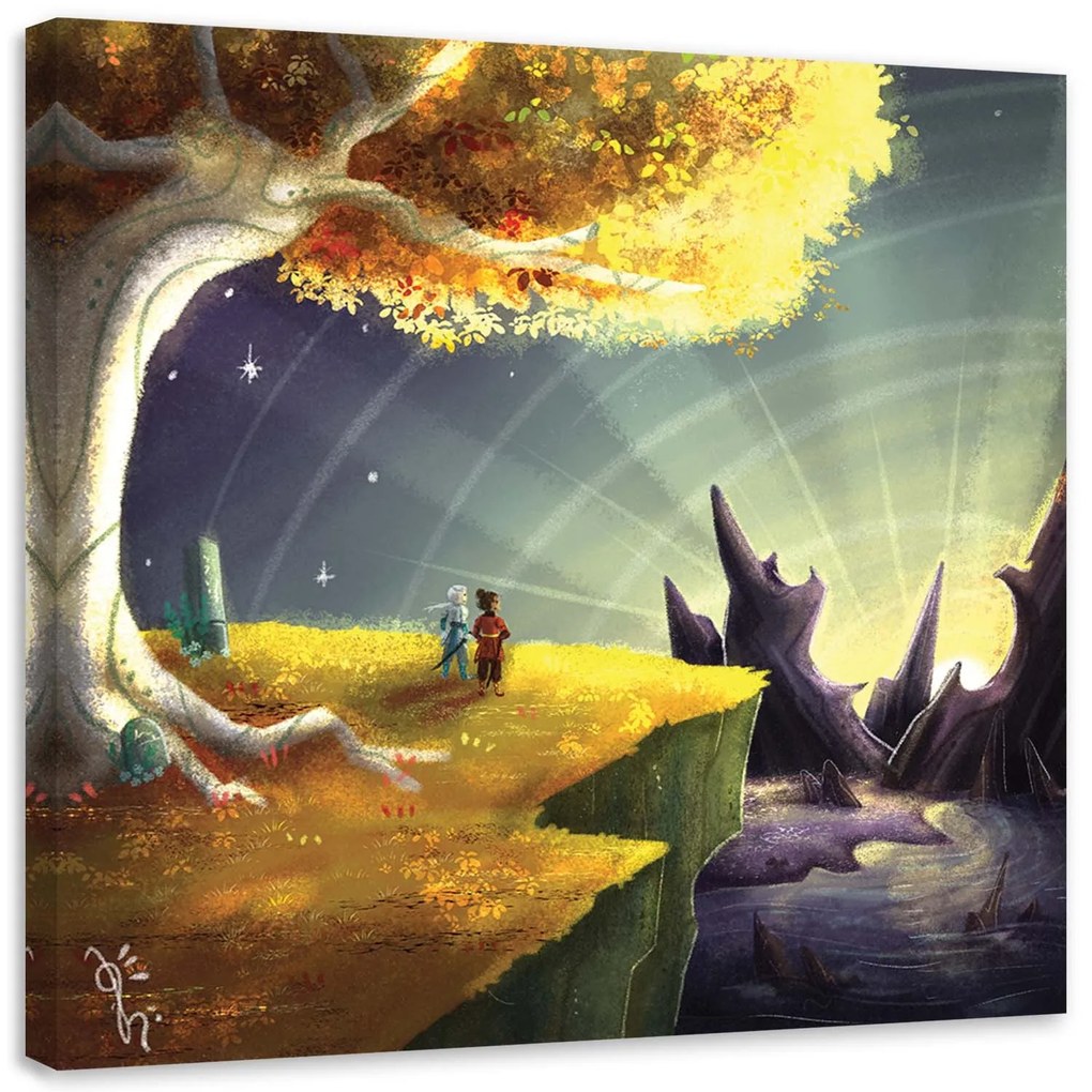 Gario Vászonkép Kilátás a hegyoldalról - Daniela Herrera Méret: 40 x 40 cm