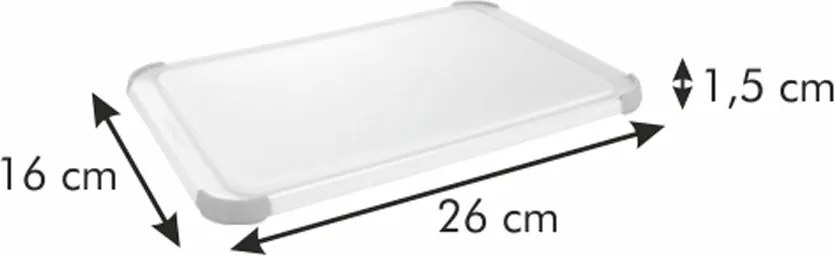 Tescoma PRECIOSO vágódeszka, 26 x 16 cm, S