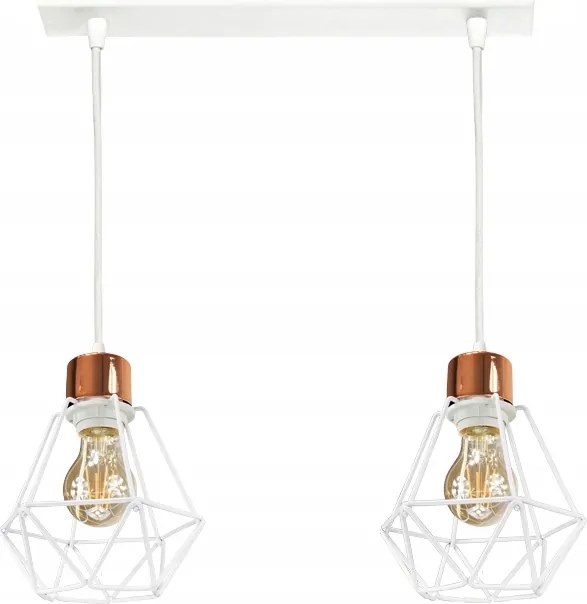 Mennyezeti függőlámpa csillár Diamond fehér mennyezeti lámpák loft asztal fölé