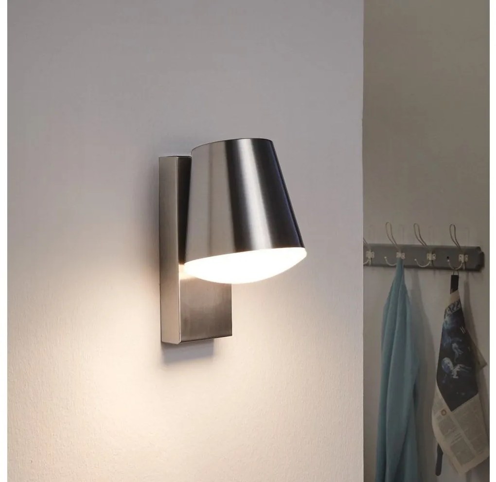 Eglo 97484 - LED Dimmelhető kültéri fali lámpa CALDIERO-C 1xE27/9W/230V matt króm