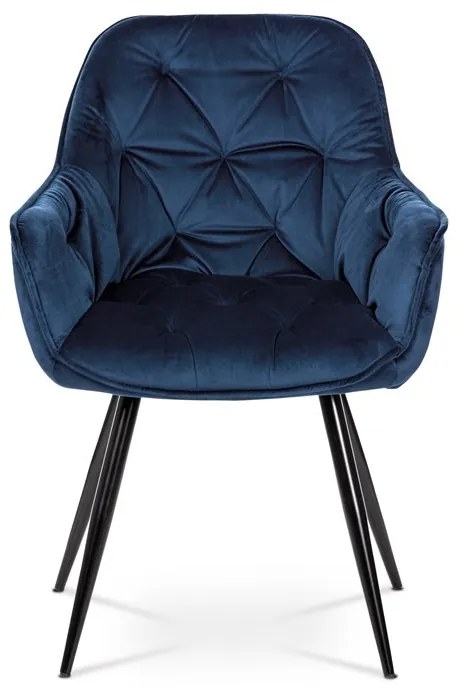 Kék Bársony Étkezőszék. DCH-421 BLUE4