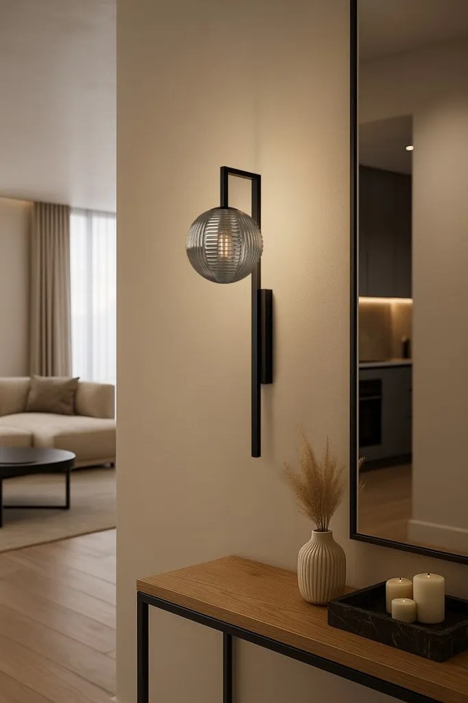 KAJA K-5773 TORES Szürke Színű Fali Lámpa 1xG9 10W IP20