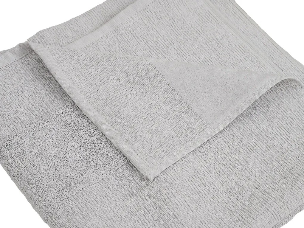 CARRARA törölköző szett 30x30 cm világosszürke 100% pamut, 3 db