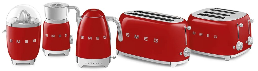 50's Retro Style vízforraló 1,7l LED indikátor piros - SMEG