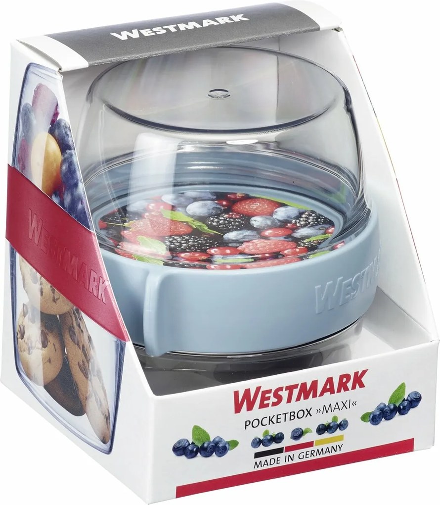 Westmark MAXI kétrészes uzsonnás doboz, 700 ml, kék, L