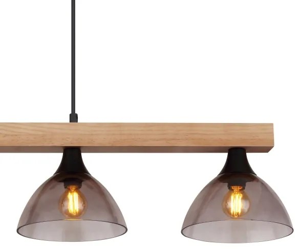 Globo 15544-4H - Csillár zsinóron LINDI 4xE14/15W/230V