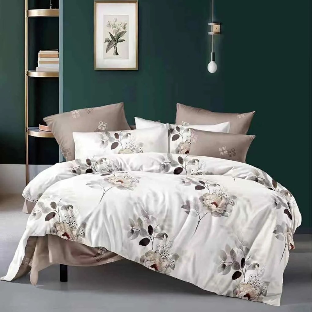 3 részes mikroplüss ágyneműhuzat Zoe 200x140cm+90x70cm TiaHome