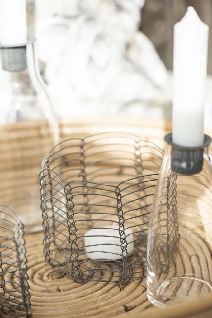 Drót gyertyatartó kosár Ib Laursen