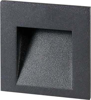 RENDL TESS SQ süllyesztett lámpa antracitszürke 230V LED 3W IP54 3000K