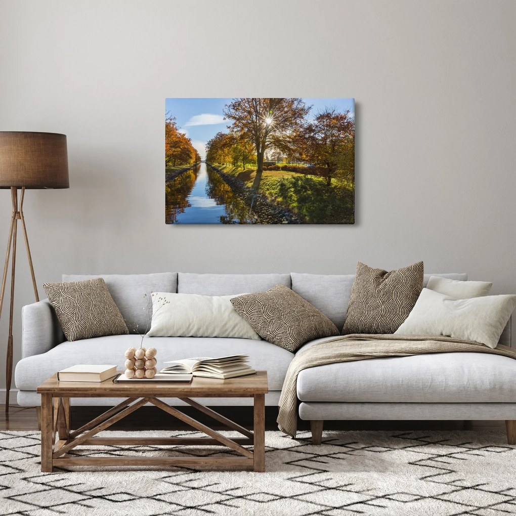 Vízi csatorna képe (90x60 cm)