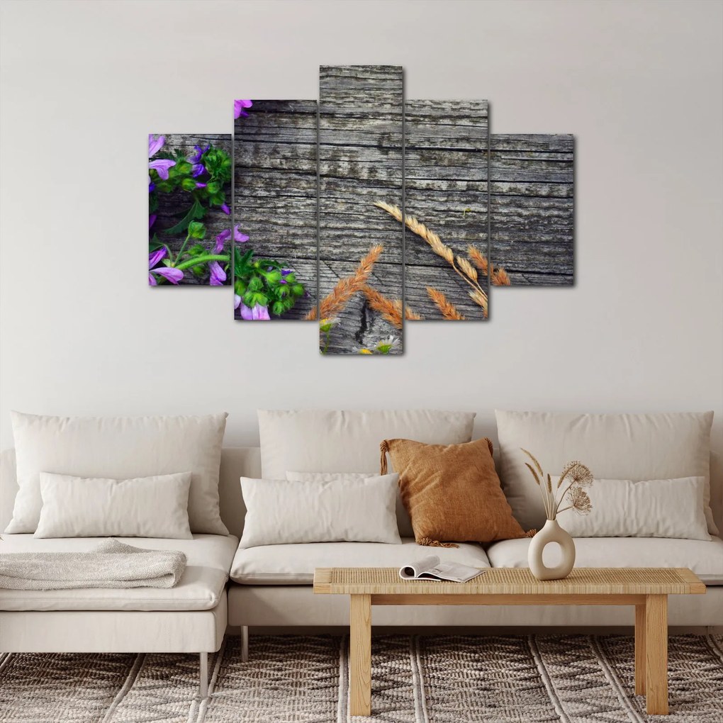 Kép - réti virágok (150x105 cm)