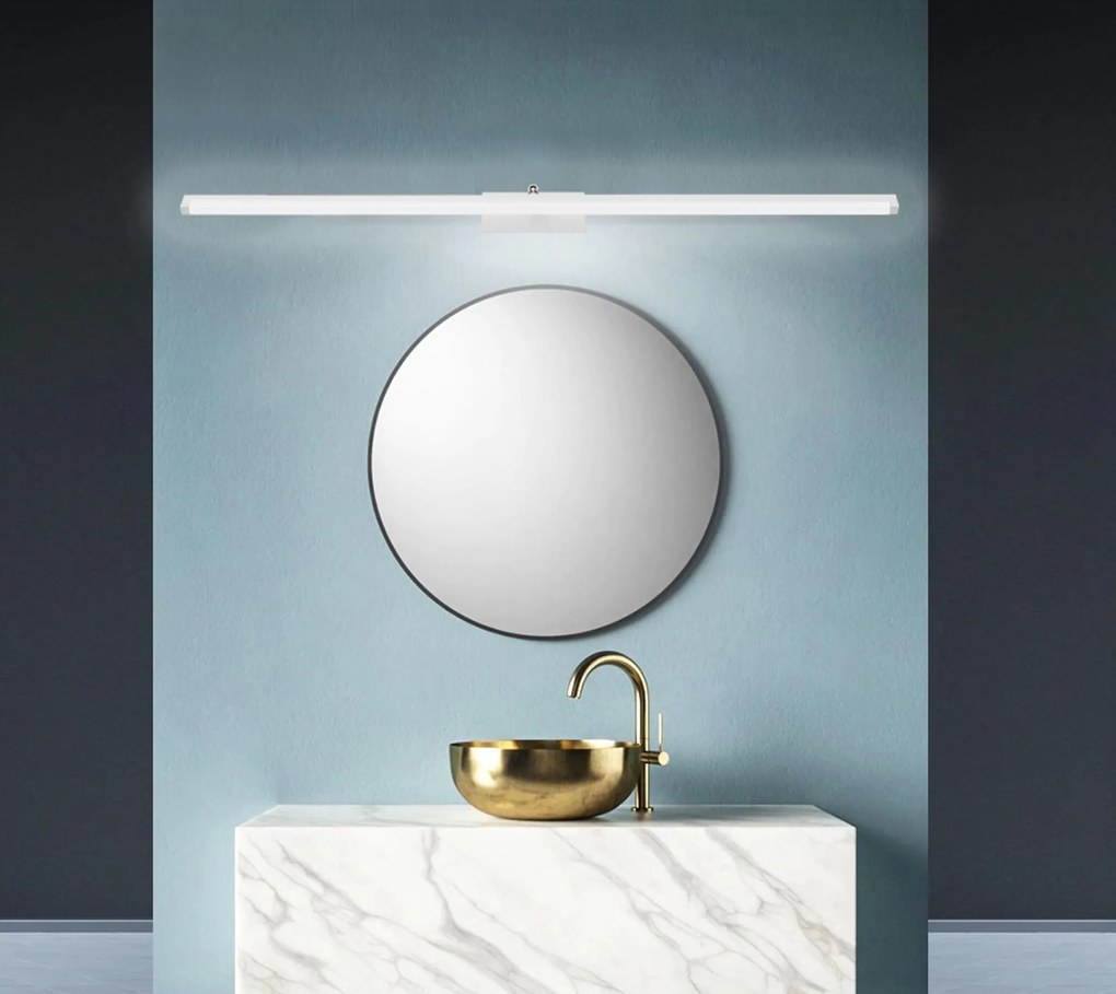 LED FÜRDŐLÁMPA TÜKÖR fölötti Rea 20W 100cm APP376-1W white