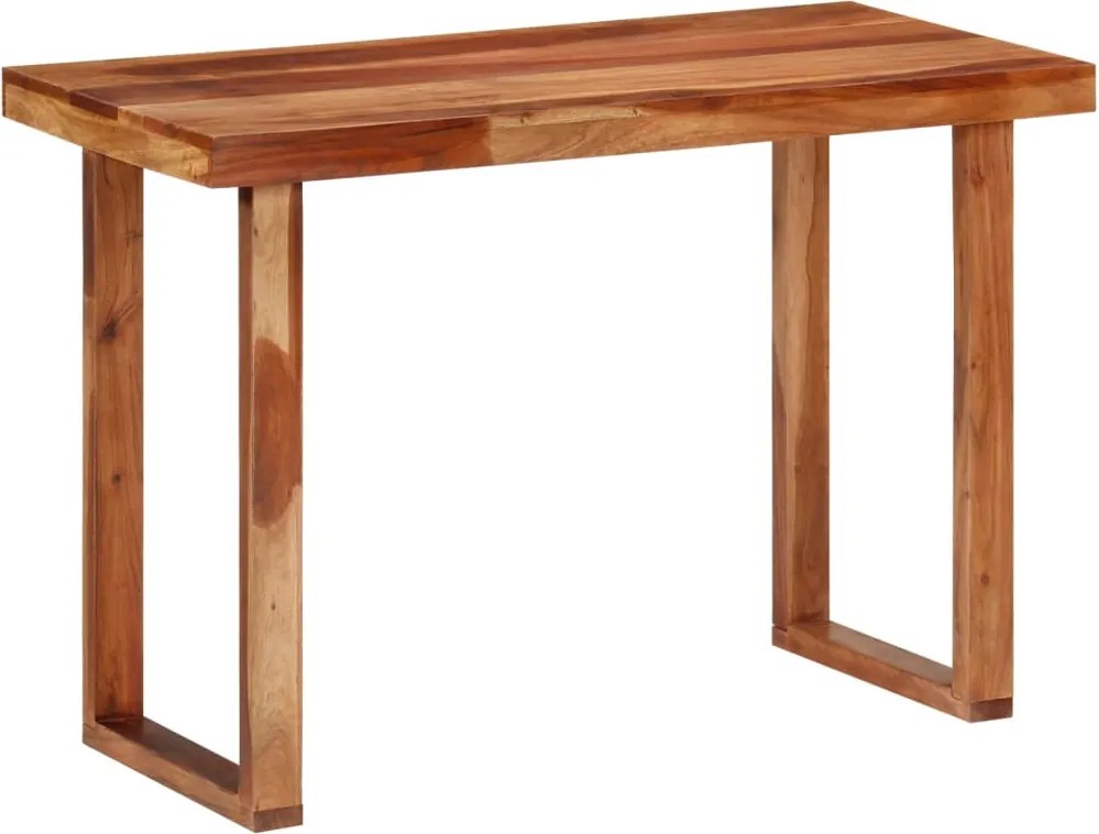 vidaXL tömör akácfa étkezőasztal 110 x 50 x 76 cm