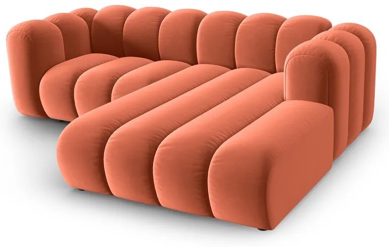 Rózsaszín sarokkanapé (jobb oldali) Lupine – Micadoni Home