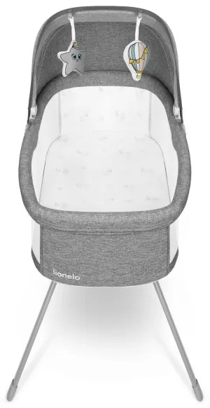 Lionelo - MALIN utazóágy, kőszürke