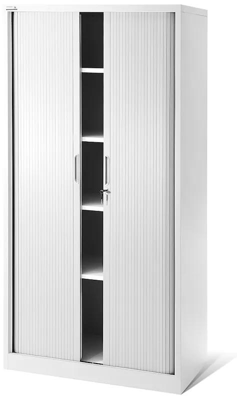 Fém szekrény harmonika ajtókkal DAMIAN model fehér JAN NOWAK ON-LV5X-K8O1