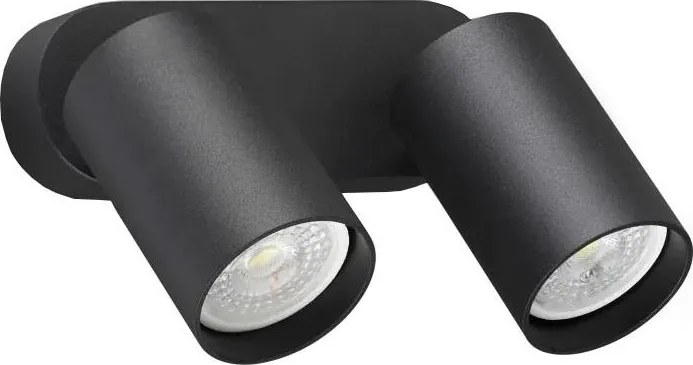 Ideal Lux - LED fali spotlámpa DYNAMITE 2xGU10/7W/230V CRI 90 fekete