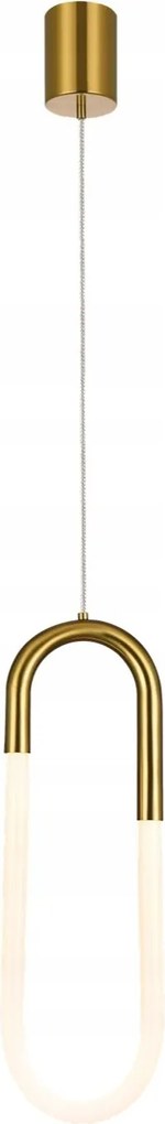 Függőlámpa, mennyezeti, arany, ledes, elegáns, modern Nexus