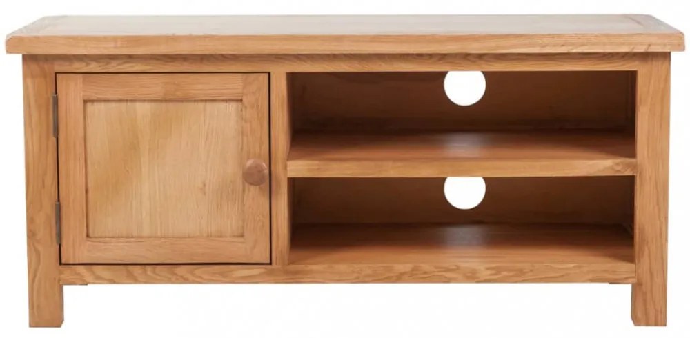 tömör tölgyfa TV szekrény 103 x 36 x 46 cm