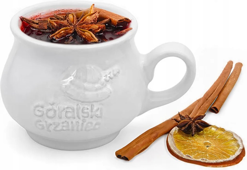 Kő bögre 300 ml forralt bor melegítő Hegyi Melegítő Fehér