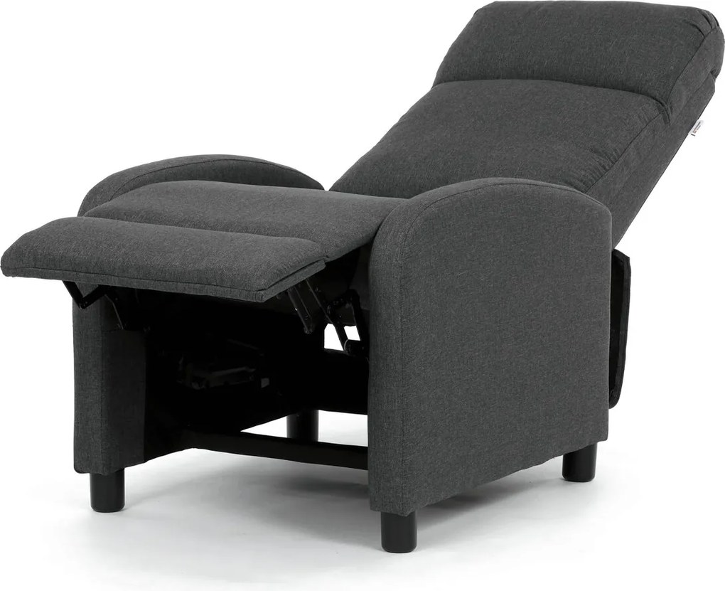 Polohovací křeslo, šedá, látka, TV-W3397 GREY2