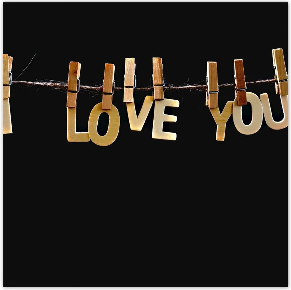 Poszterek 100x100 Nőnap Ajándék Love