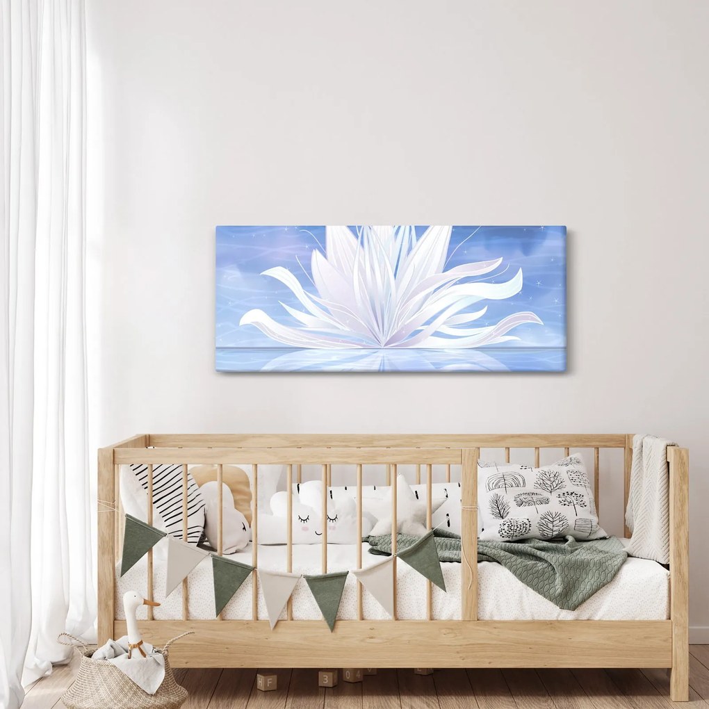 Kép - lótuszvirág (120x50 cm)