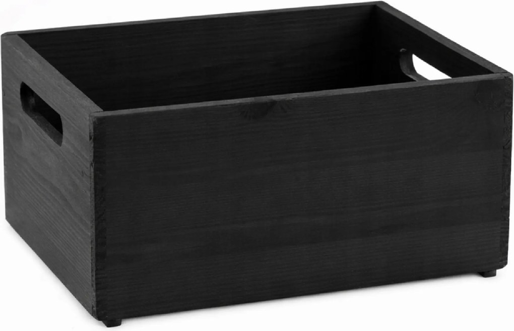 Fa Tároló Doboz Fogantyúkkal 30×20