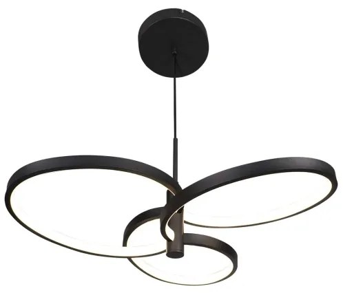 LED csillár kábelen RIBBON LED/25W/230V 4000K fekete