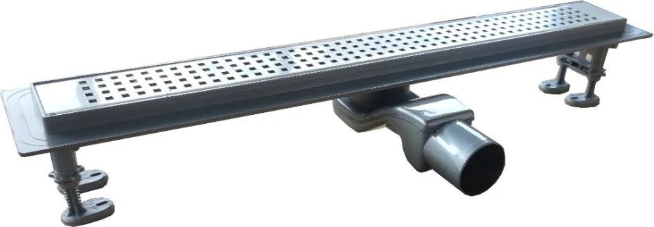 Carmine zuhanyfolyóka - rozsdamentes - 60 cm