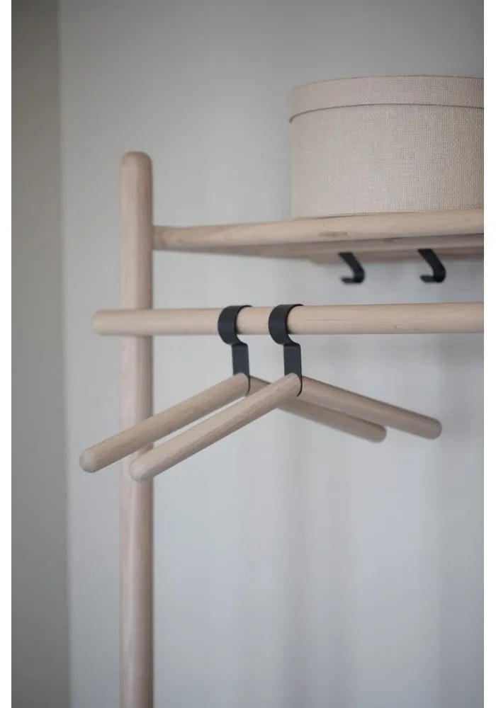 Natúr színű tölgyfa előszoba bútor Milford - Rowico