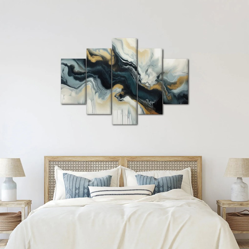 Kép - Márványozott rajz (150x105 cm)