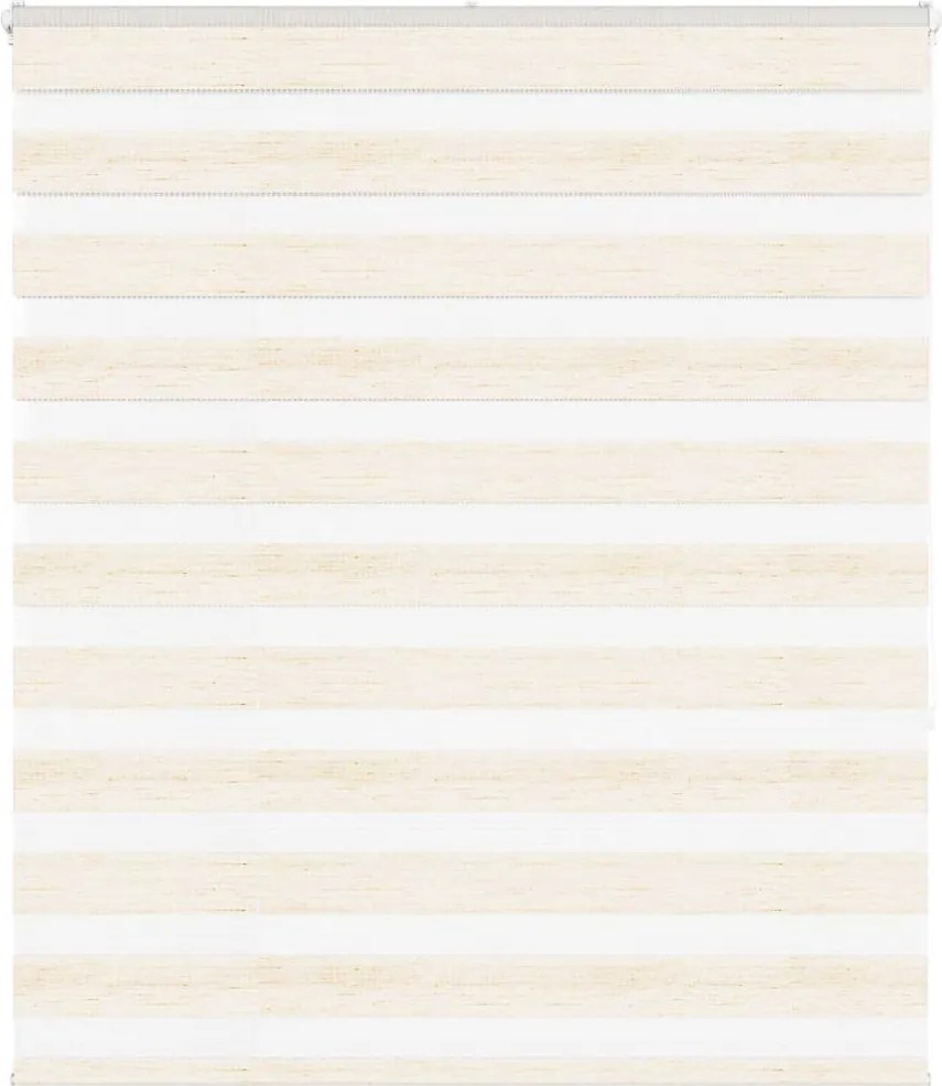 vidaXL zebrafüggönnyel márványbézs szövetszélesség 115,9 cm poliészter