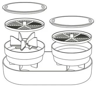 Plastia Microgreens+Regrow Nagy Farm, elefántcsont kávézaccal