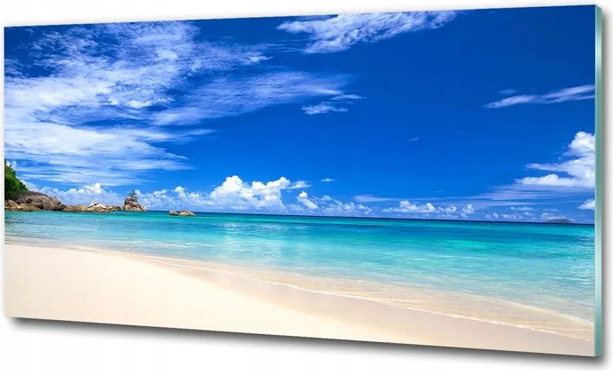 Fotó üvegkép Trópusi vízesés 125x50