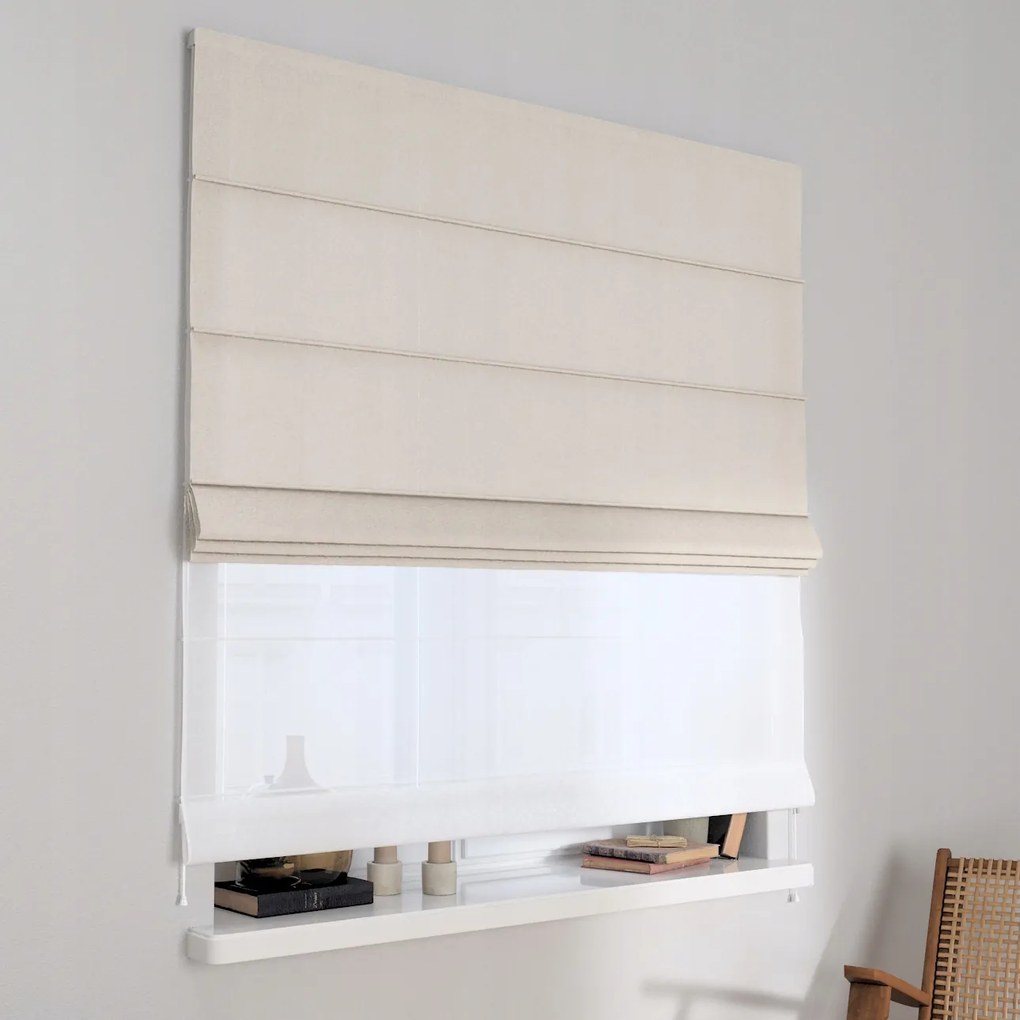 Kész római roló nappali-éjszakai Duo 100x170cm fehér