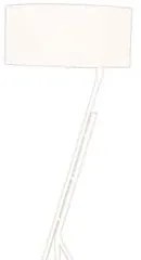 Világosbarna állólámpa textil búrával (magasság 150 cm) Murphy – Dutchbone