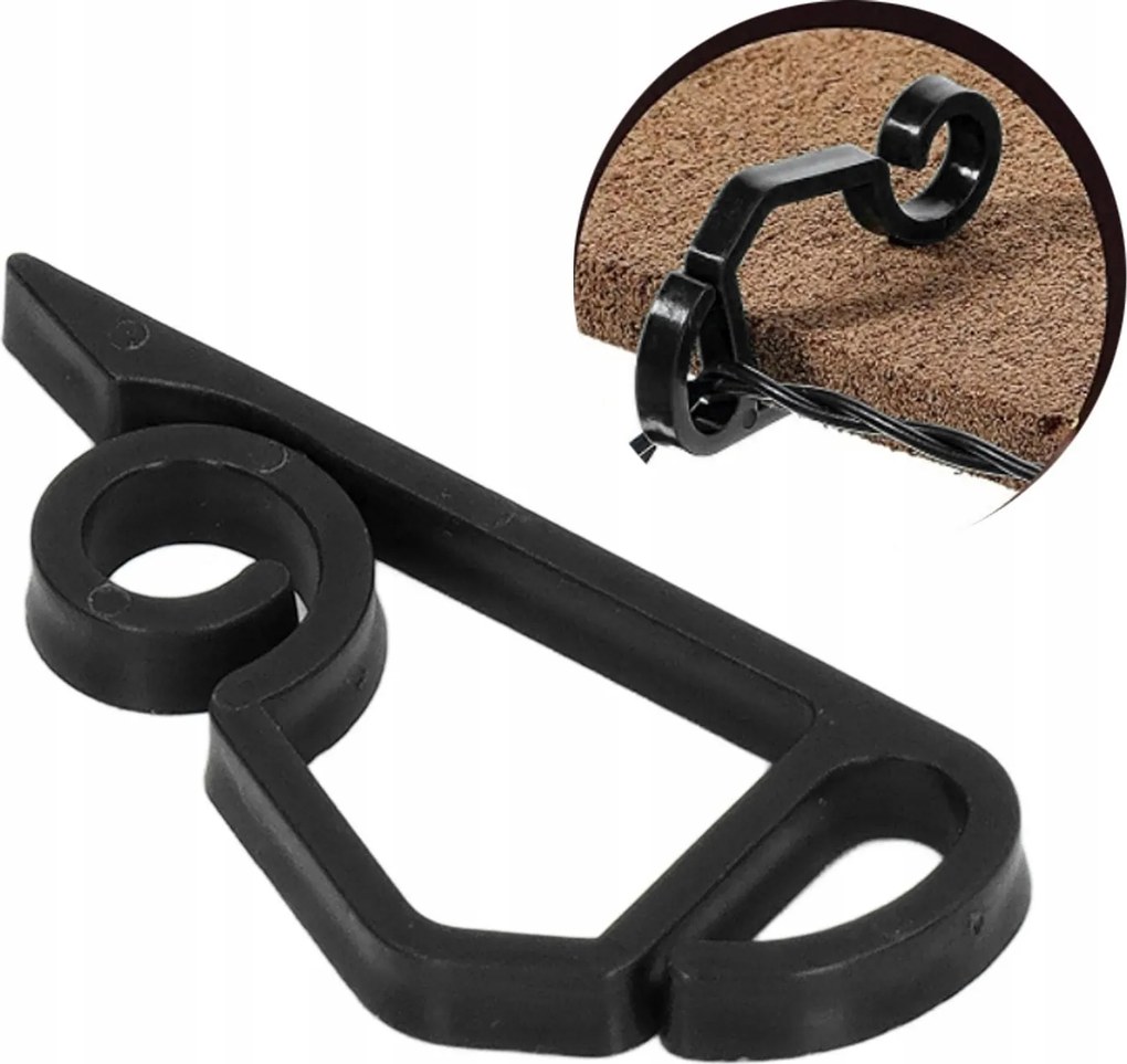 100X Ereszcsatorna Akasztók Karácsonyi Lámpákhoz