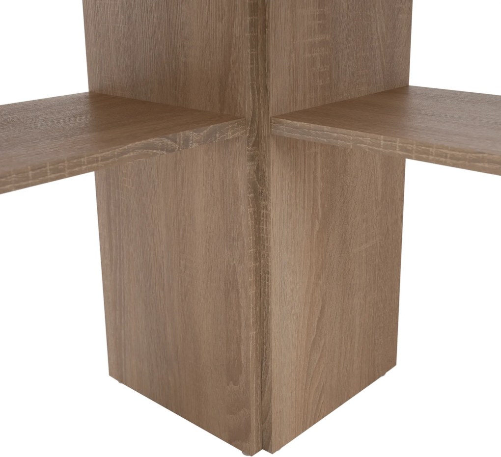 PC asztal, sarok, tölgy sonoma, RONY NEW