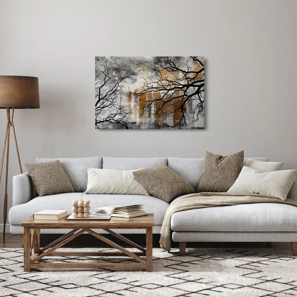 Kép - Fák sziluettek (90x60 cm)