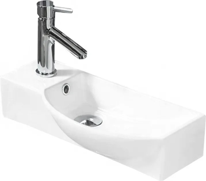 Mexen Hugo asztali mosdó jobb 50 x 23 cm fehér - 21255000R