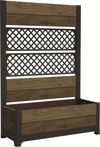 Keter Deco Tulip virágcserép, 110 l, 2 panel,barna