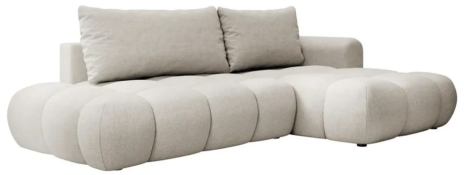 Sarokkanapé Ombre (J) (világosszürke + fekete). 1099480